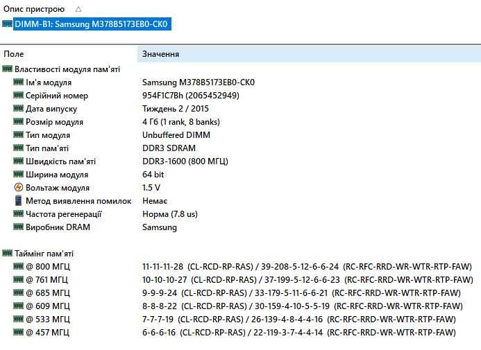 Samsung Nanya 4GB DDR3 1600 PC3-12800