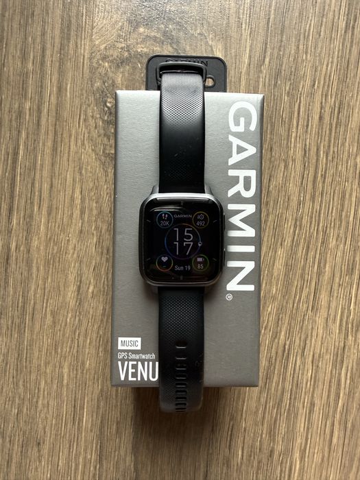 Garmin Venu Sq 2 Music Edition, хороший стан, повний комплект + запасний ремінець
