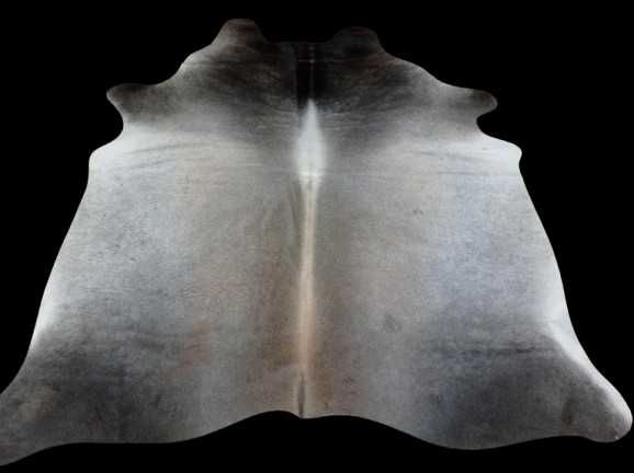 Dywan SKÓRA BYDLĘCA czarno-szaro-beżowa Krowa naturalna UNIKAT