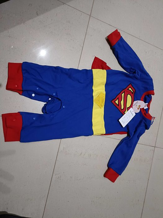 Disfarce Carnaval Super homem para bebé