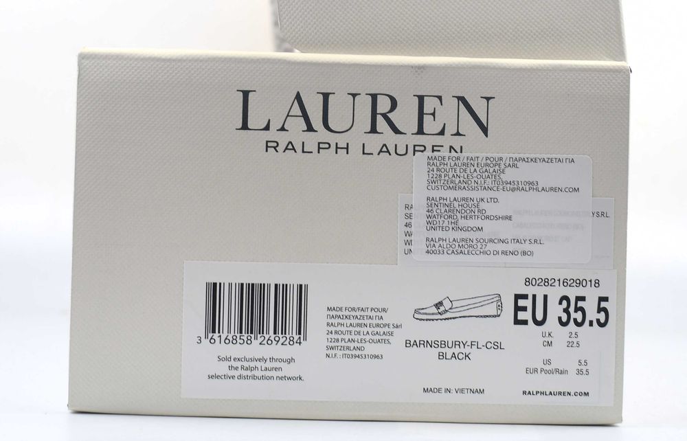 Zamszowe Mokasyny LAUREN RALPH LAUREN Barnsbury roz. 35,5