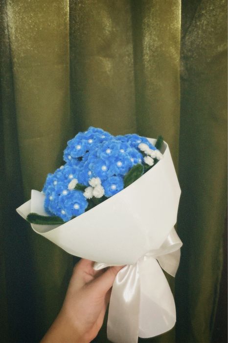 Букет з синельного дроту