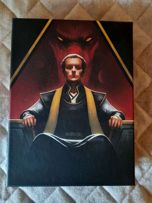 Star wars Darth Plagueis twarda barwiona kartonik