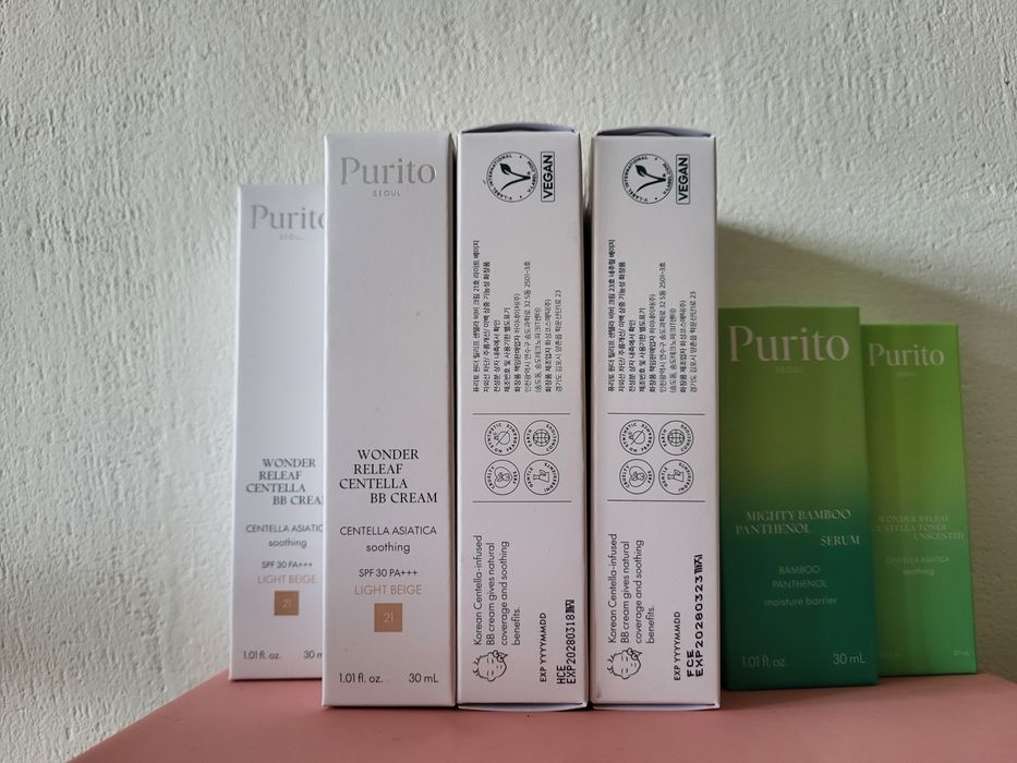 BB-крем Purito 21 та 23 з центелою, 30 мл.