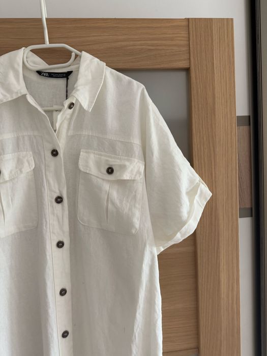 Sukienka zara szmizjerka boho