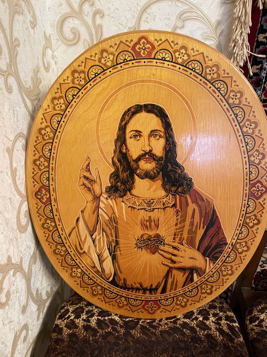 Картина , дерево , різьба