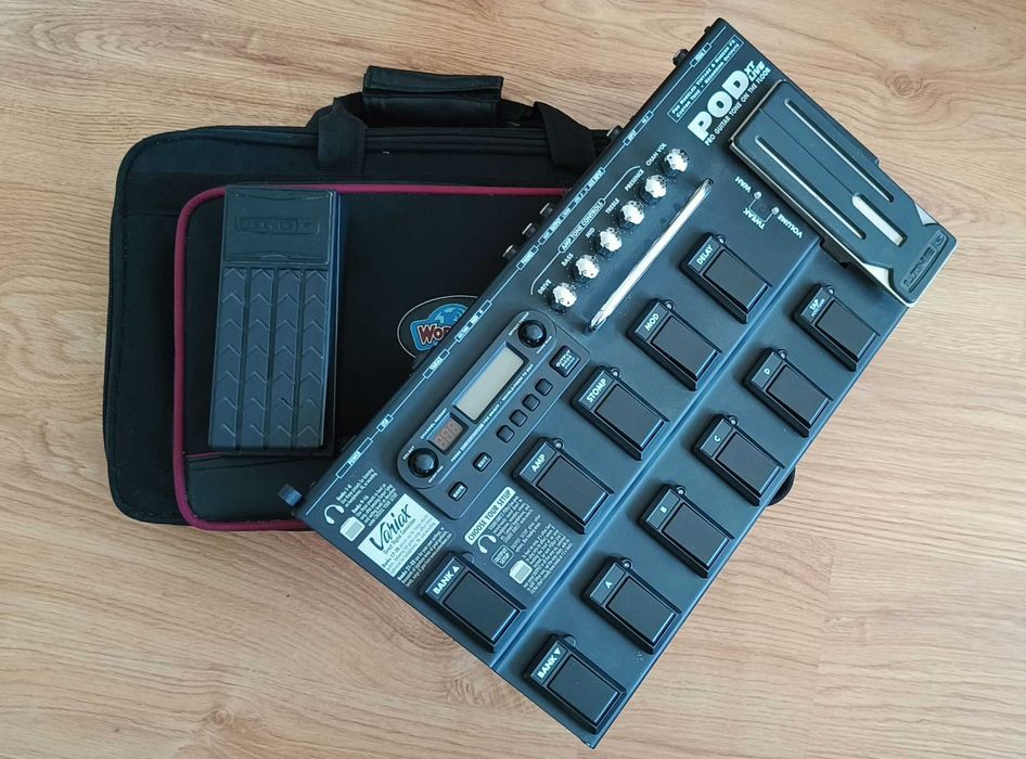 Line 6 POD xt Live + wszystkie model packi + pedał Line6 EX-1+ torba