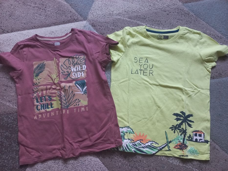 Koszulki dla chłopca 134cm na 8-9 lat