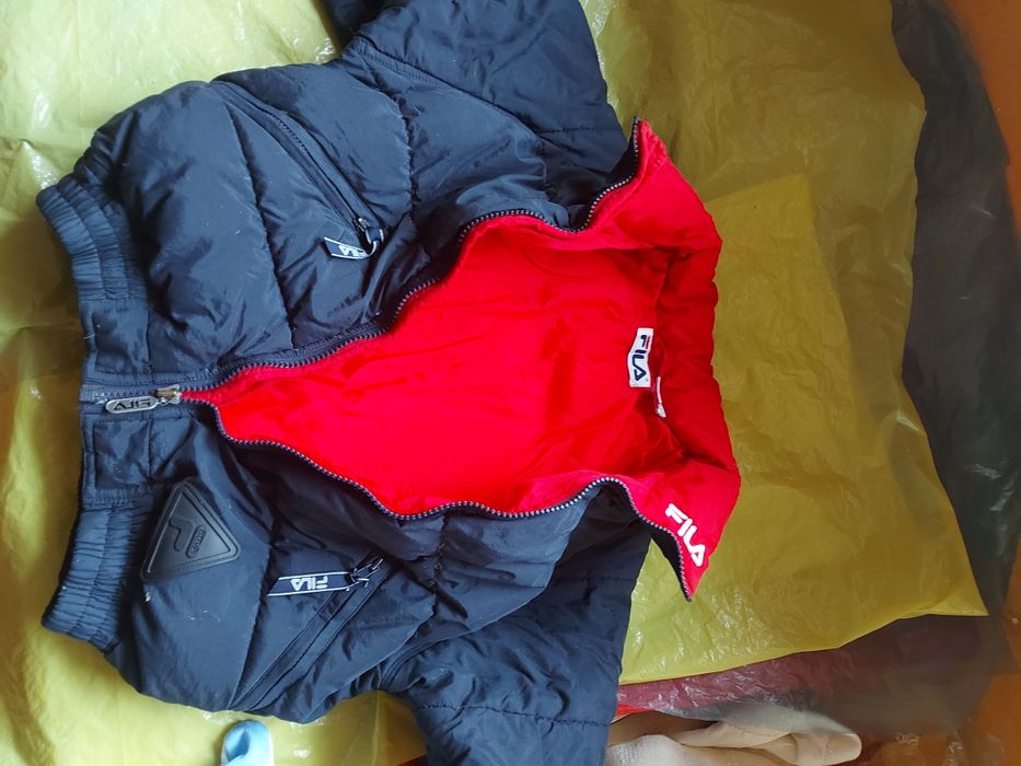 Kurtka zimowa dziecięca rozmiar M firma FILA