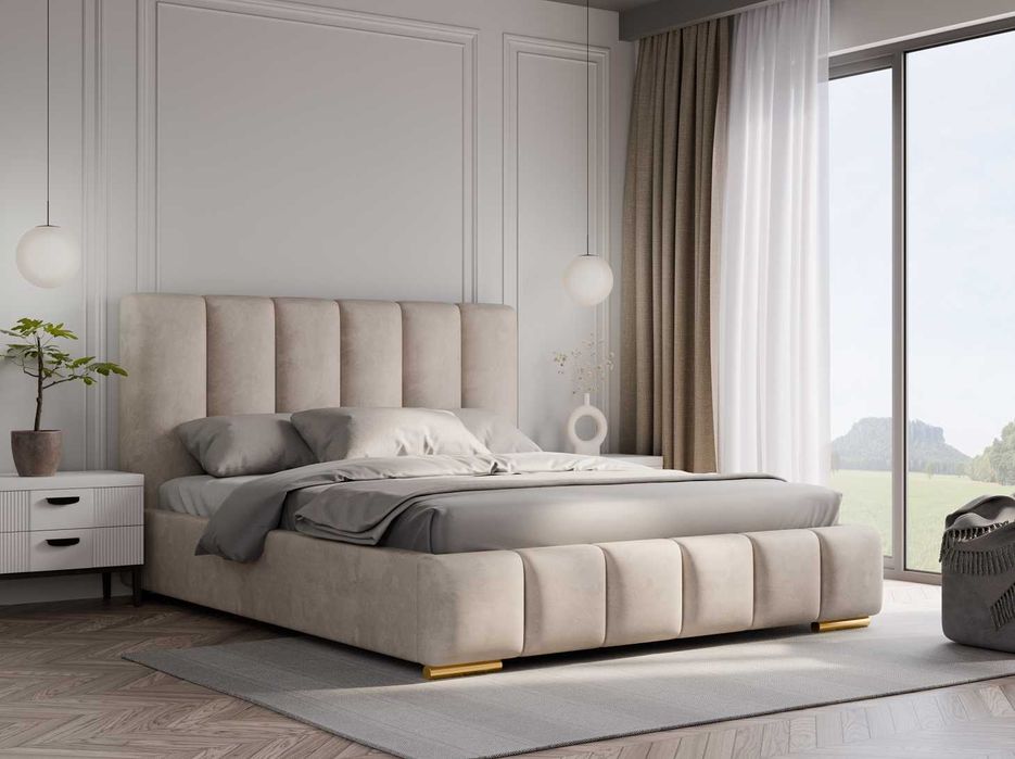 Łóżko tapicerowane BUENO 120x200, 140x200, 160x200, 180x200, 200x200