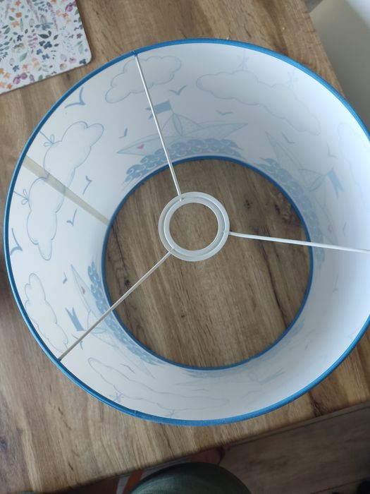 Lampa wisząca duża dziecięca motyw statki, marynarski