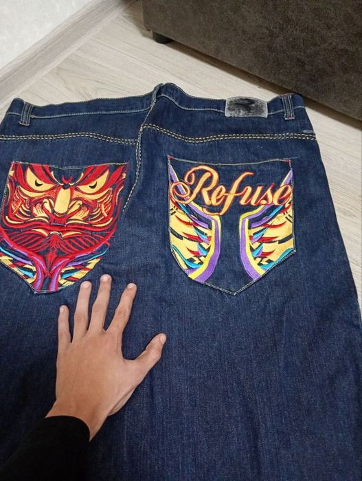 Refuse rap jeans Coogi type sk8 y2k hip hop: 3 500 грн. - Широкі джинси ...