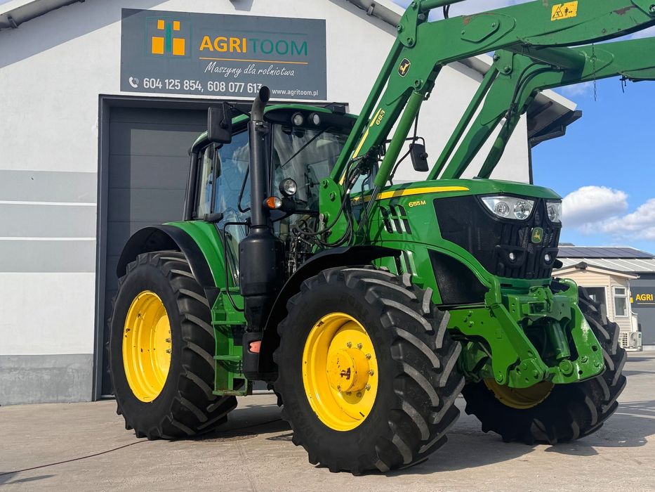 John Deere 6155 M  ( tylko 6062 mtg !) Ładowacz czołowy , pneumatyka , tuz 6150,6140