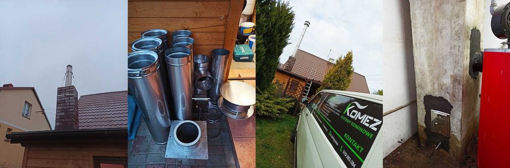 Rozwiercanie Kominów Montaż Wkładów Czyszczenie Mechaniczne KOMINY