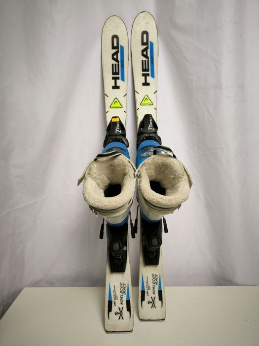 Dziecięcy komplet narciarski Head Narty 100cm + buty Lange 31