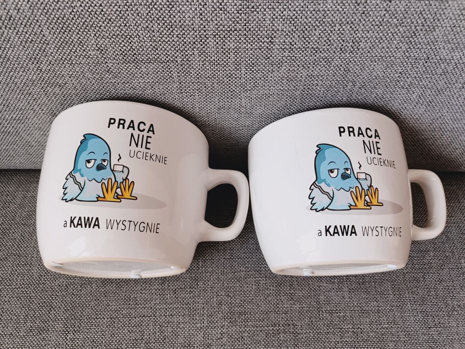 Doniczki ceramiczne na kwiatki, dwie sztuki, jak nowe