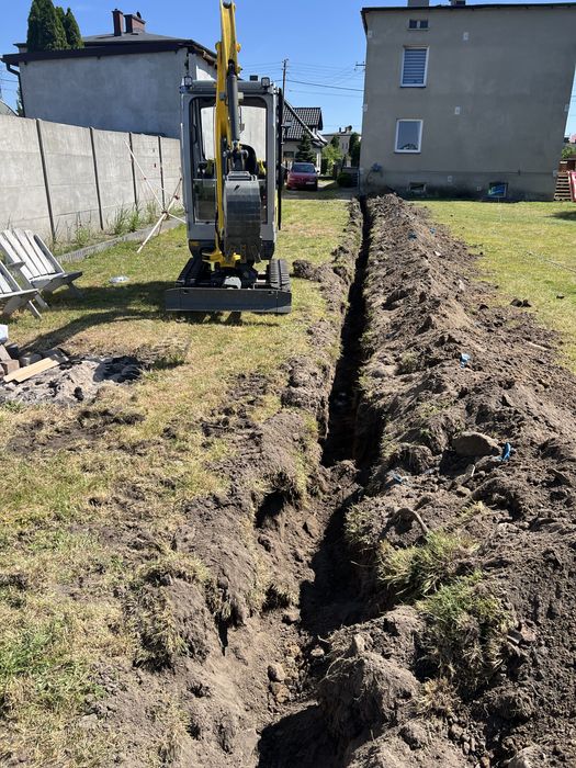 Usługi minikoparką, transport kruszywa