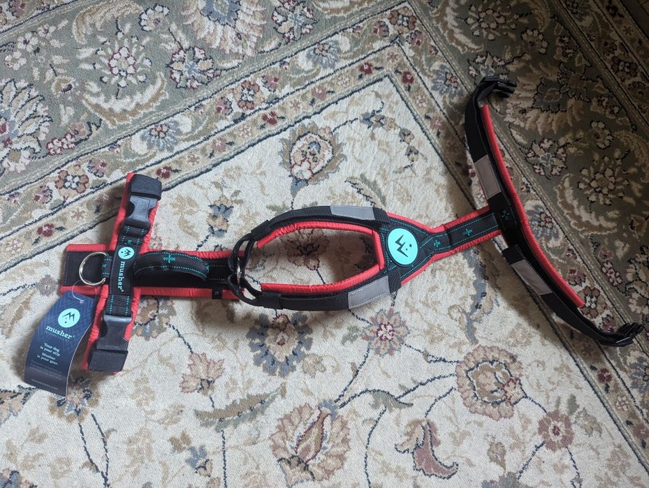 Szelki uprząż Musher Freespirit rozmiar S czerwone