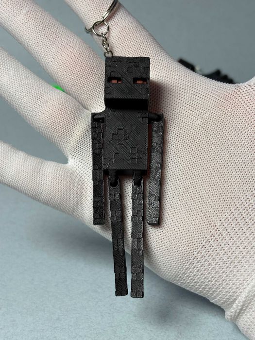 Брелок Майнкрафт (Minecraft)— Крипер, Скелет, Ендермен та Павук