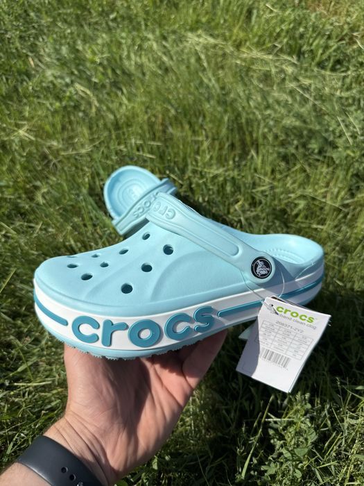 Купить Crocs Crocband bayaband Женские кроксы,крокси ,голубі баябенд