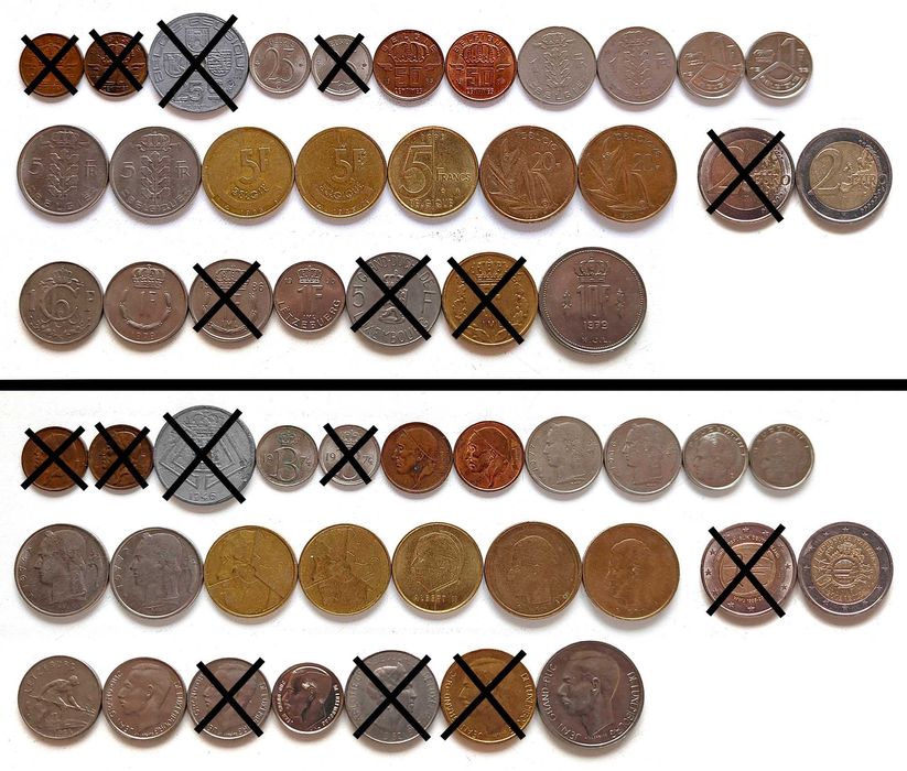 Монеты иностранные на выбор