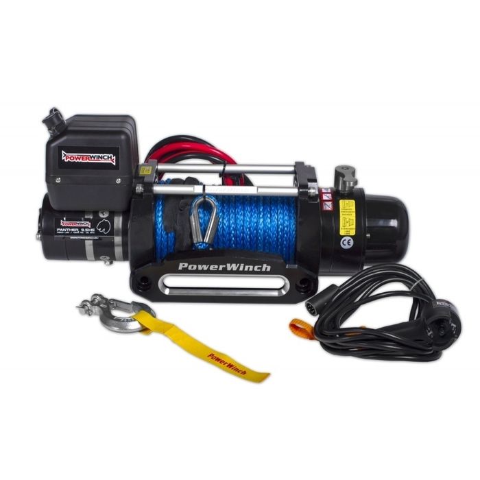 Лебедка PowerWinch k 8000 sr-12v с синтетическим тросом