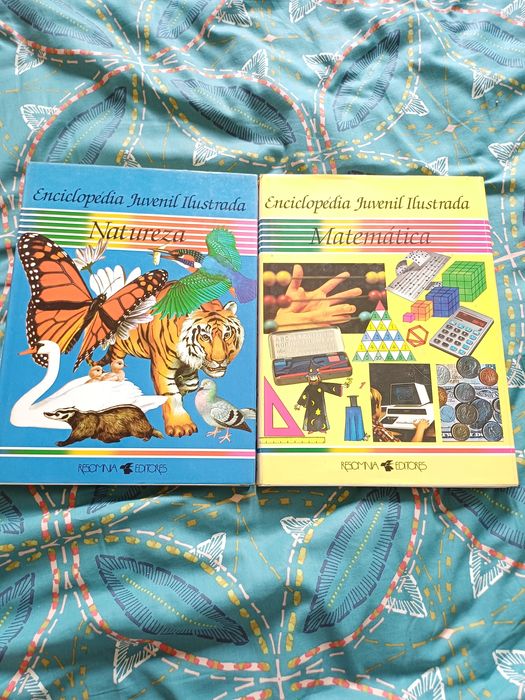 2 volumes da Enciclopédia juvenil ilustrada