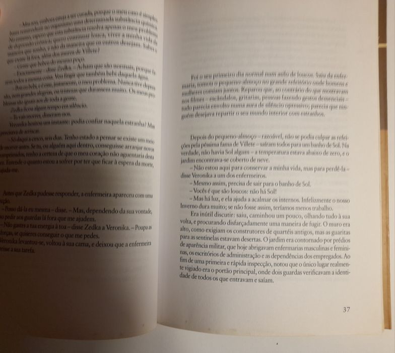 "Veronika Decide Morrer" Paulo Coelho