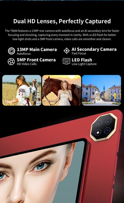 Планшет TECLAST T60 AI 6/128GB Wi-Fi Cherry Red6/128