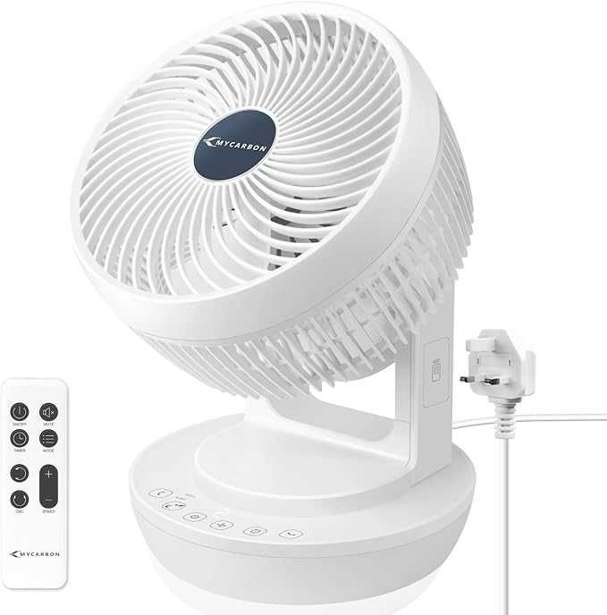 Wentylator pokojowy  MYCARBON Quiet Turbo Fan i 3D Air