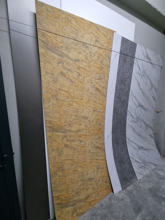 PVC  Folha UV - Mármore Amarelo