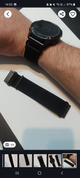 Pasek nowy Garmin Fenix 26 mm 51 mm tactix