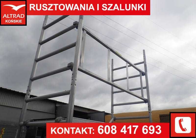 Rusztowanie jezdne, Rusztowanie aluminiowe, Rusztowanie na kółkach -FV