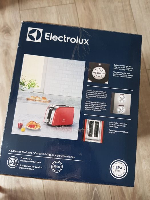 Toster Elecrolux 850 W Nowy nieotwierany