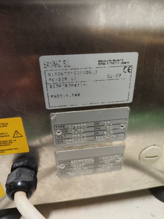 Picadora de carne refrigerada profissional  Sammic