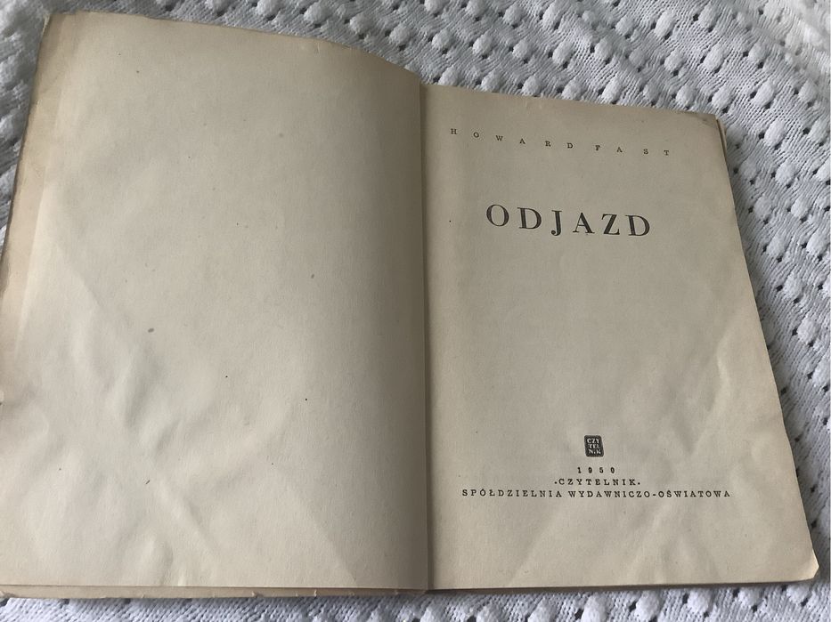 Odjazd Howard Fast Czytelnik 1950