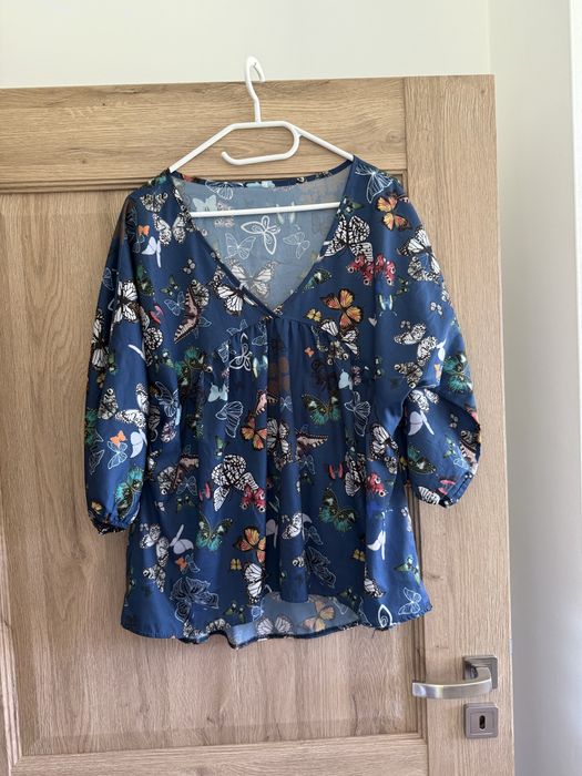 Bluzka 44/46 Boho Motyle