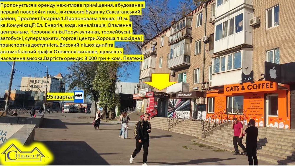 кільце  95 квартал 10 кв.м.