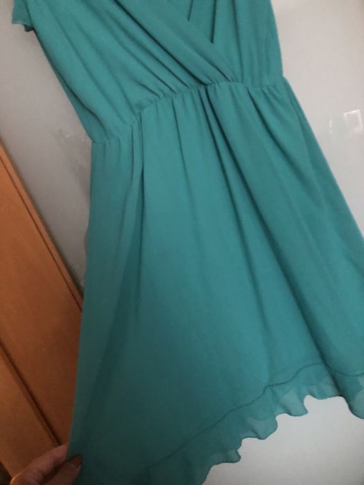 Vestido azul trespasse