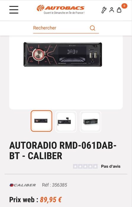 CALIBER продам магнетолу для авто 061 DAB-BT