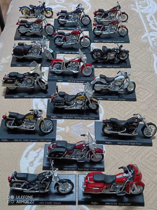 Coleção de motas "Harley-Davidson"