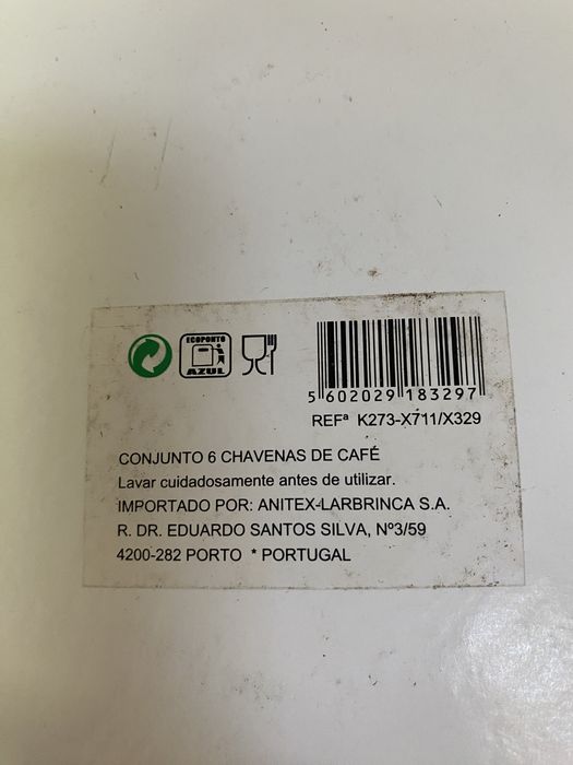 Conjunto de Chávenas de Natal