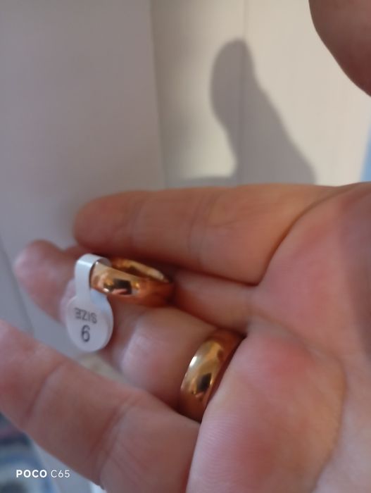 Обручка жіноча 16,17, 18, 19,20,21 розмір (медичне золото)