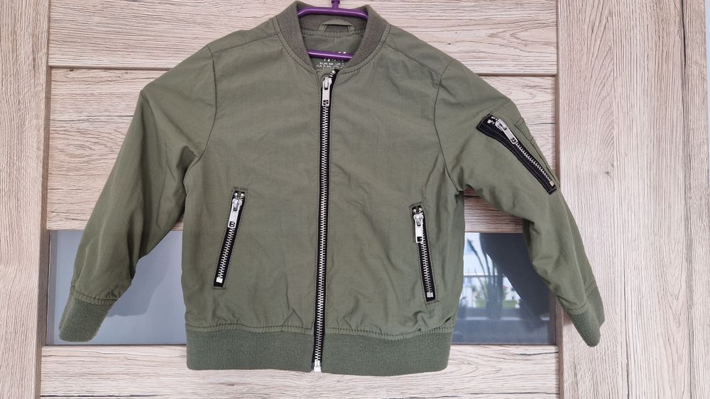 Kurtka bomberka h&m r.98 khaki