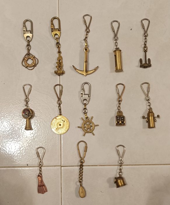 13 Lindos porta-chaves de Arte marinheiro