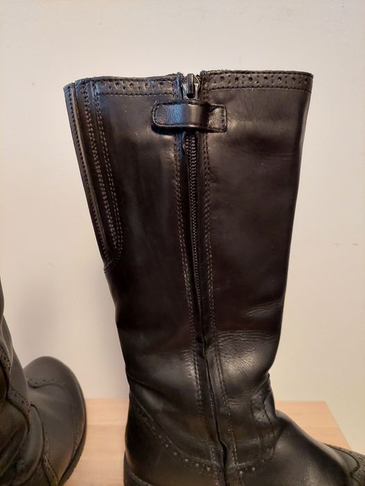 Botas Geox pretas 35 em pele genuína