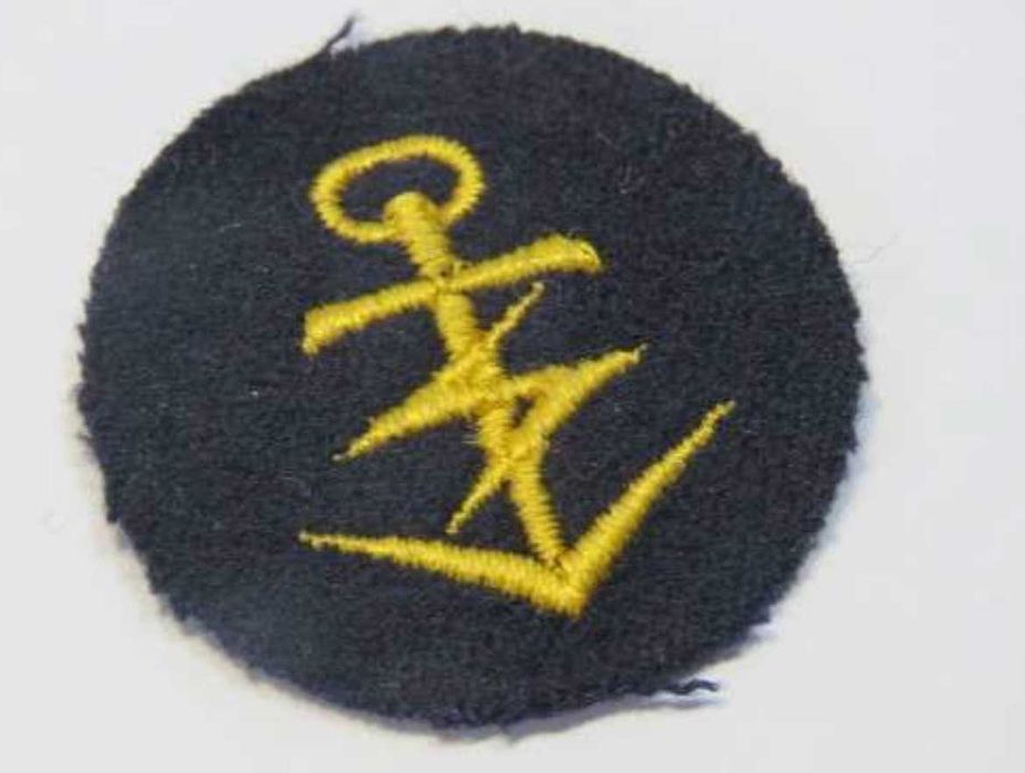 Distintivo de manga original para sargento de liderança da Marinha da Alemanha Ocidental