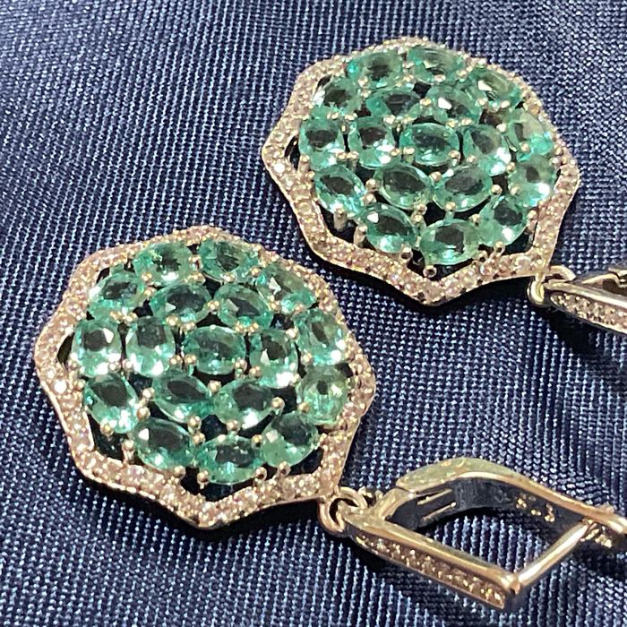 Brincos prata 925 medida de 4 cm