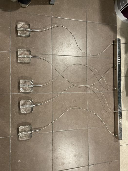Lampa sufitowa szklana