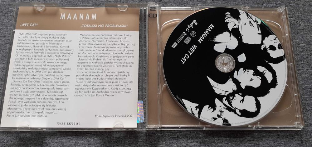 Maanam "Wet Cat" / "Totalski No Problemski" 2 CD